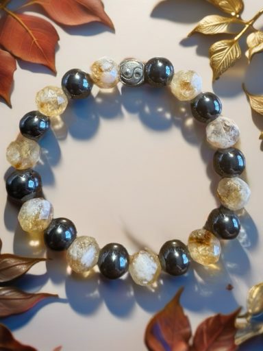Citrine & Hematite