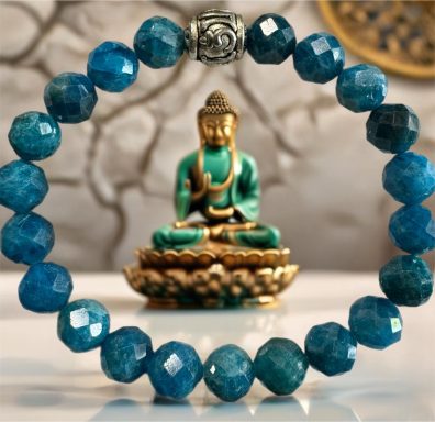 Blue apatite