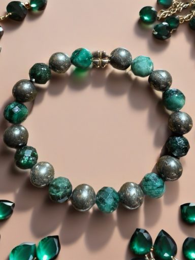Raw Emerald & Pyrite
